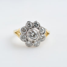 Load image into Gallery viewer, Vintage Diamond Cluster Ring