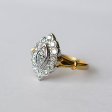 Load image into Gallery viewer, Marquise Diamond Cluster Ring