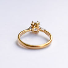 Load image into Gallery viewer, Vintage Emerald Cut Diamond Engagement Ring
