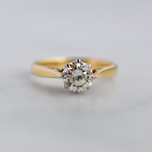 Load image into Gallery viewer, Vintage Diamond Solitaire Engagement Ring