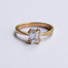 Load image into Gallery viewer, Emerald Cut Diamond Engagement Ring