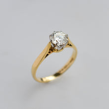 Load image into Gallery viewer, Vintage Diamond Solitaire Engagement Ring