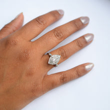 Load image into Gallery viewer, Vintage Platinum Marquise Shape Diamond Ring