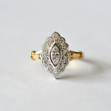 Load image into Gallery viewer, Marquise Diamond Cluster Ring