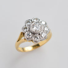 Load image into Gallery viewer, Vintage Diamond Cluster Ring