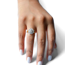 Load image into Gallery viewer, Vintage Diamond Cluster Ring