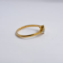 Load image into Gallery viewer, Dainty Art Deco Diamond Ring