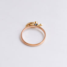 Load image into Gallery viewer, Victorian Sapphire & Diamond Ring