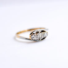 Load image into Gallery viewer, Vintage Diamond Trilogy Ring