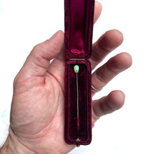 Load image into Gallery viewer, Antique Opal Stick Pin with Original Red Velvet Case