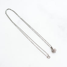 Load image into Gallery viewer, Floral Diamond Pendant & Chain
