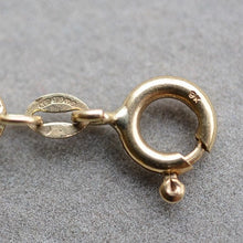 Load image into Gallery viewer, Vintage 9ct gold rope link bracelet 20cm