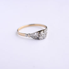 Load image into Gallery viewer, Art Deco diamond solitaire ring