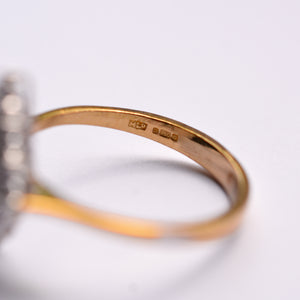 Vintage Diamond Cluster Ring