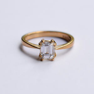 Emerald Cut Diamond Engagement Ring