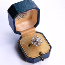 Load image into Gallery viewer, Vintage White Gold Diamond Cluster Ring
