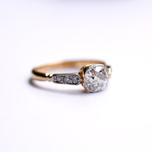 Load image into Gallery viewer, Old Cut Cushion Diamond Engagement Ring
