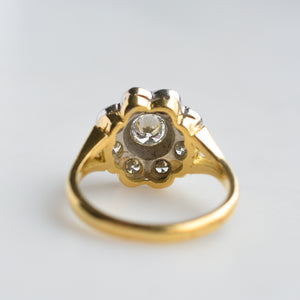 Vintage Diamond Cluster Ring