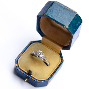 Romantic Platinum Diamond Solitaire