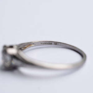 Romantic Platinum Diamond Solitaire