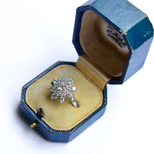 Load image into Gallery viewer, White Gold Diamond Cluster Ring

