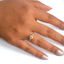 Load image into Gallery viewer, Old Cut Cushion Diamond Engagement Ring
