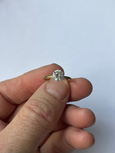 Load image into Gallery viewer, 1.10 carat (estimated) diamond  solitaire ring
