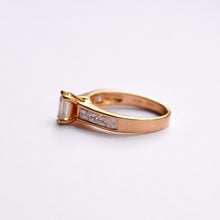 Load image into Gallery viewer, Vintage Emerald Cut Diamond Engagement Ring
