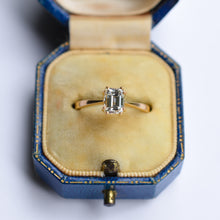 Load image into Gallery viewer, Emerald Cut Diamond Engagement Ring
