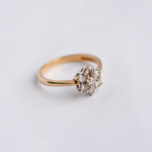 Load image into Gallery viewer, Vintage Floral Diamond Cluster Ring

