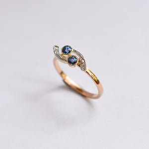 Victorian Sapphire & Diamond Ring