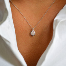 Load image into Gallery viewer, Floral Diamond Pendant &amp; Chain
