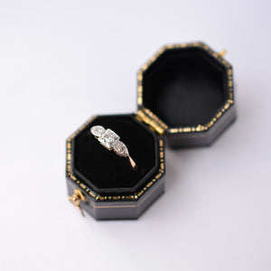 Art Deco Diamond Trilogy Ring