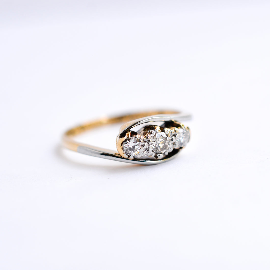 Vintage Diamond Trilogy Ring