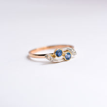 Load image into Gallery viewer, Victorian Sapphire &amp; Diamond Ring
