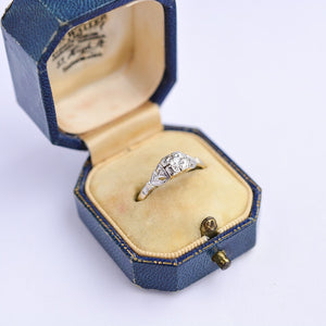 Art Deco diamond solitaire ring