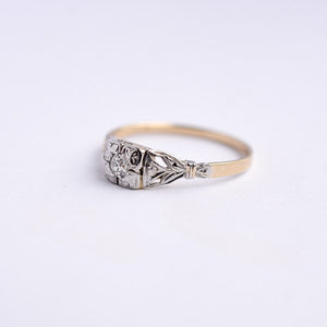 Art Deco diamond solitaire ring